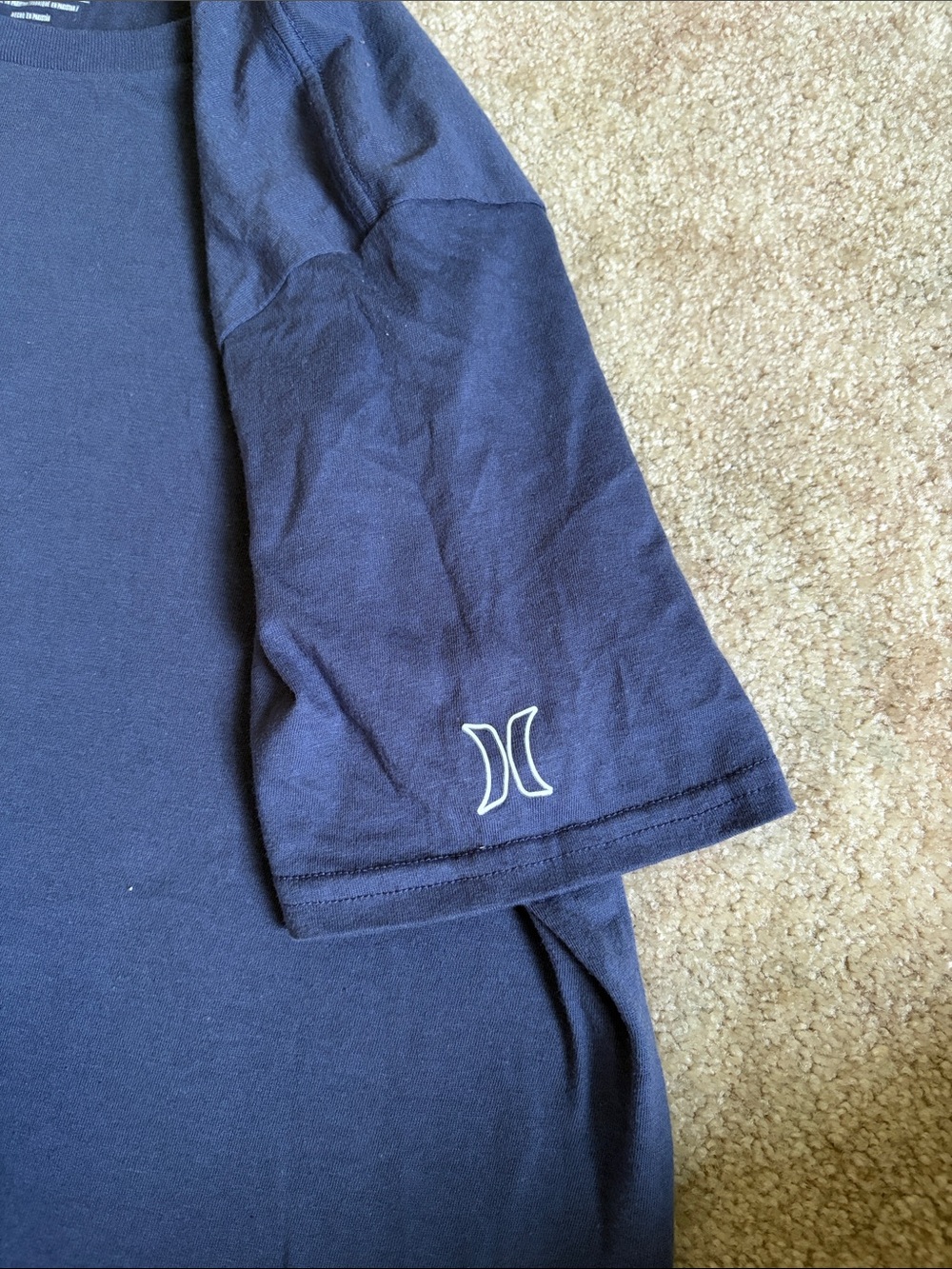 Hurley Men's Navy Blue Short Sleeve Crew Tee - Picture 2 of 3